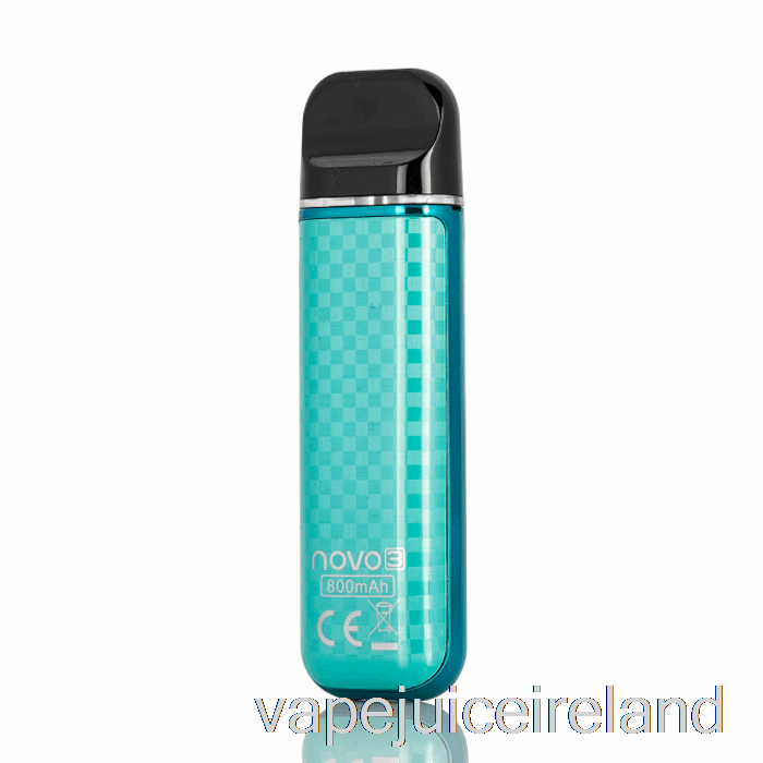 Vape Pod Kits SMOK NOVO 3 25W Pod System Peacock Blue Carbon Fiber